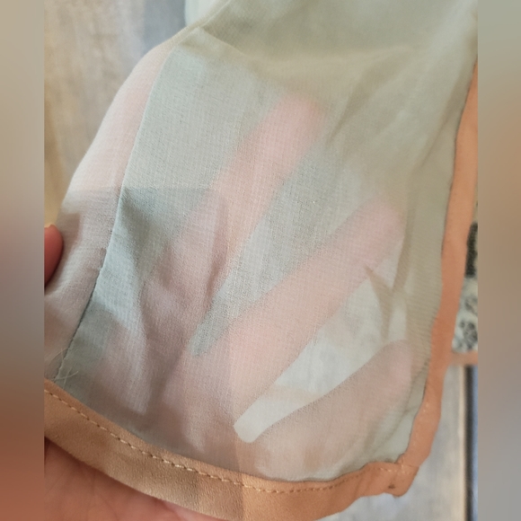 Ryu Anthropologie Lace/Chiffon 3 Bows Tank Blouse (S) - Picture 8 of 15